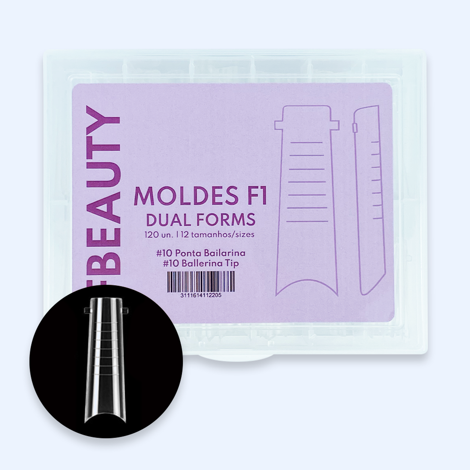 Moldes F1 FB #010 Ponta Bailarina