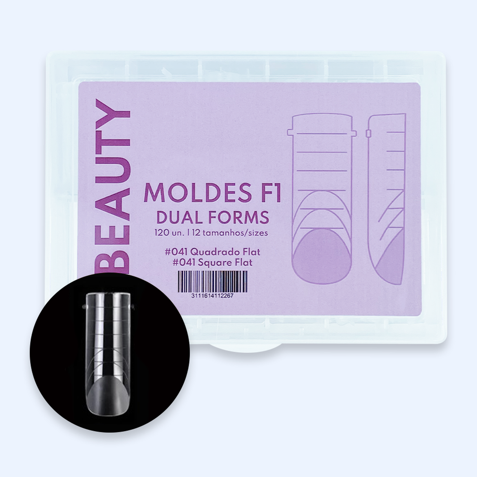 Moldes F1 FB #041 Quadrado Flat