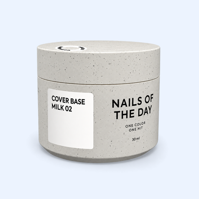 Cover Base Milk 02 Nails Of The Day — pote de 30 ml em vista principal