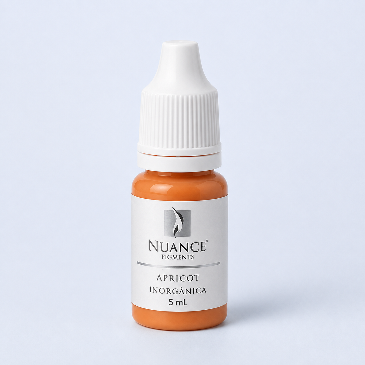 Nuance Pigmento Inorgânico Apricot 5 ml - vista do frasco em ângulo
