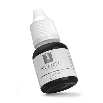 Nuance Pigmento Inorgânico Black 8 ml — frasco oficial apresentado em ângulo; SKU NI50322