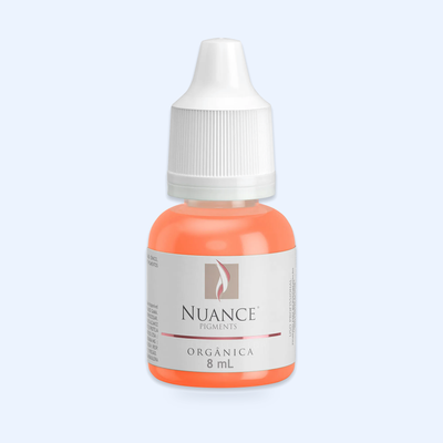 Nuance Pigmento Orgânico Pretty 8 ml — hero do produto sobre fundo azul-claro ECF3FE; SKU NO53035