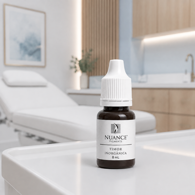 Nuance Pigmento Inorgânico Timor 8 ml em ambiente de clínica sem procedimento