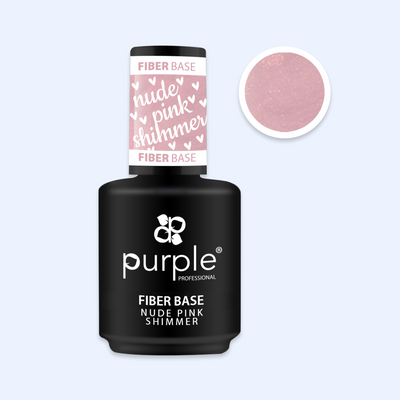 Fiber Base Purple - Nude Pink Shimmer