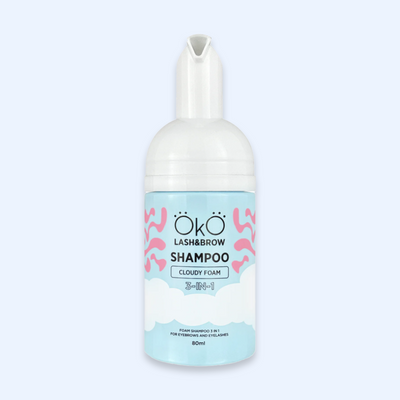 OKO Espuma Cloudy Foam 3 em 1 — detalhe do doseador