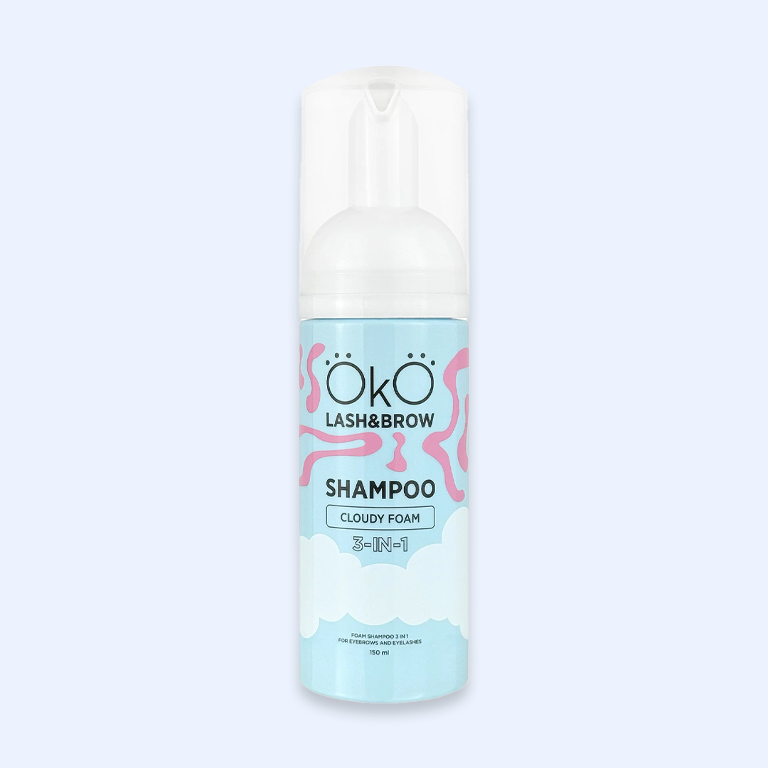 OKO Espuma Cloudy Foam 3 em 1 — frasco em vista frontal