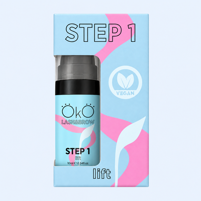 OKO Individuais Lash&Brow 10ml — Step 1 Lift de 10 ml em fotografia melhorada para ecommerce