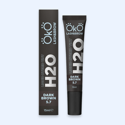 OKO Kit Tintas Líquidas Híbridas H2O — frasco H2O Dark Brown 5.7
