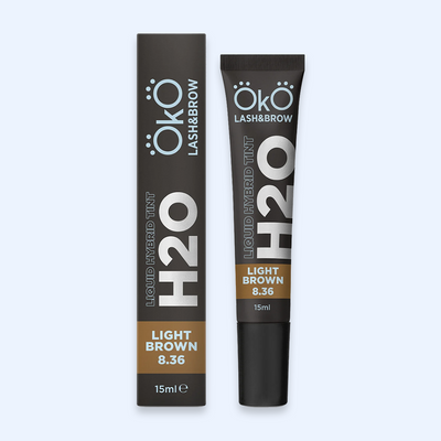 OKO Kit Tintas Líquidas Híbridas H2O — frasco H2O Light Brown 8.36
