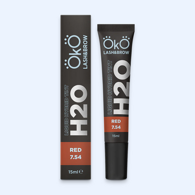 OKO Kit Tintas Líquidas Híbridas H2O — frasco H2O Red 7.54