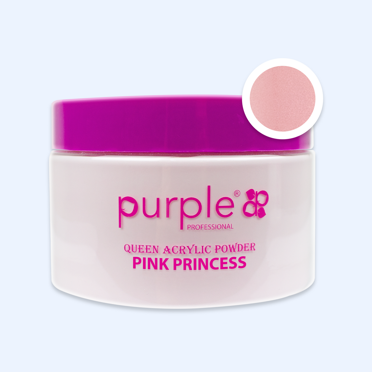 Queen Acrylic Powder Pink Princess - Purple