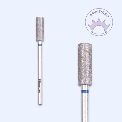 Ponta de diamante DI-PBRO30 — cilíndrica de topo plano de 4,0 mm para trabalho corrente.