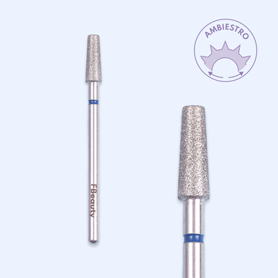Ponta de diamante DI-PBRO31 — cónica de topo plano de 3,5 mm para trabalho corrente.