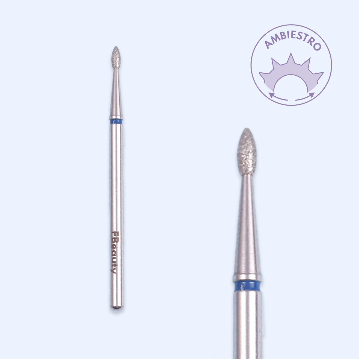Ponta de diamante DI-PBRO33 — gota de 1,6 mm para trabalho corrente.