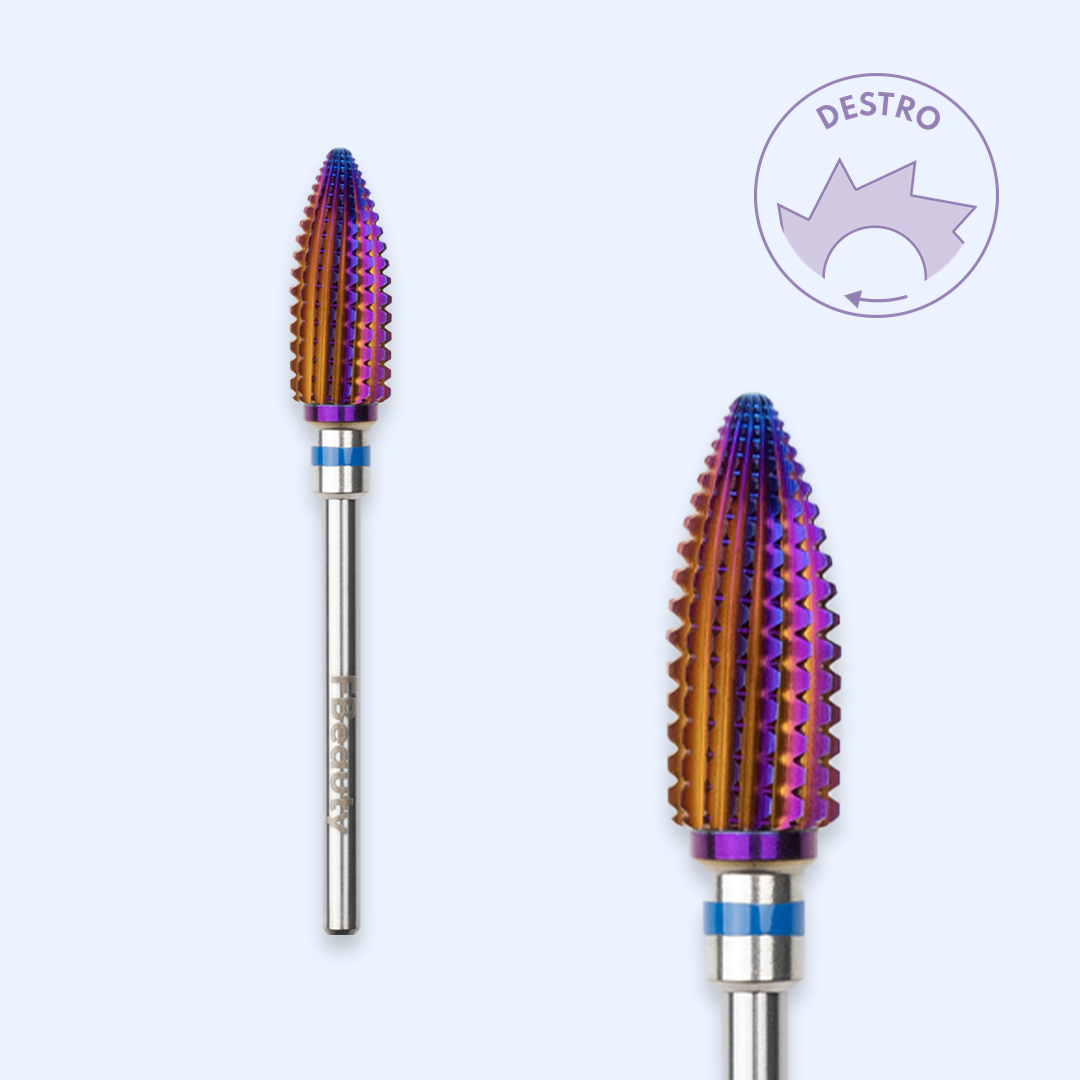 Ponta de tungsténio TUNG-PBRO43 — oval tipo tornado de 6 mm para rebaixar e moldar.