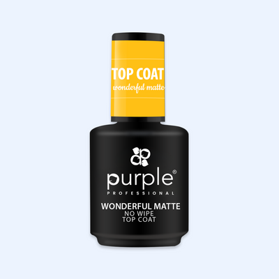 Wonderful Matte - Top Coat Mate No Wipe Purple