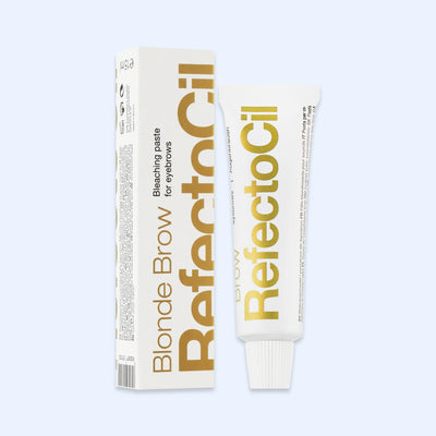 RefectoCil Descolorante de Sobrancelhas Blonde Brow — tubo e caixa em vista principal; SKU PROD.60