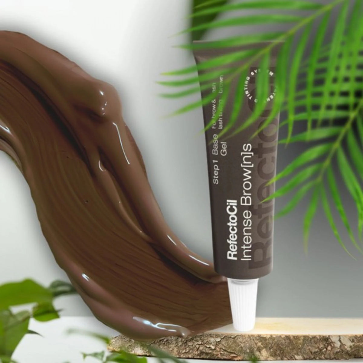 RefectoCil Gel Base Ash Brown Intense Browns — textura do gel Ash Brown; SKU 05038