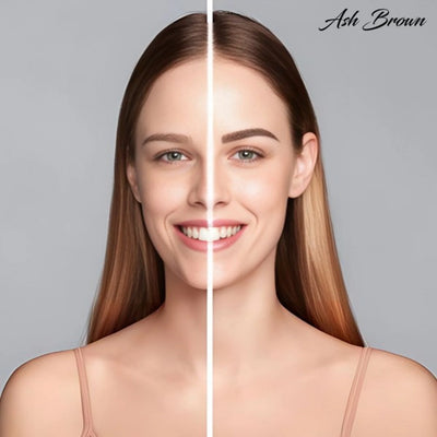RefectoCil Gel Base Ash Brown Intense Browns — resultado antes e depois nas sobrancelhas; SKU 05038