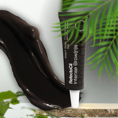 RefectoCil Gel Base Black Brown Intense Browns — textura do gel Black Brown; SKU 05035