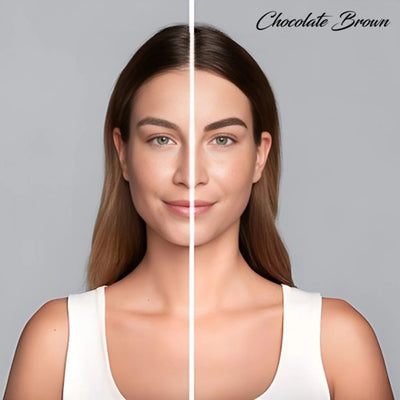 RefectoCil Gel Base Chocolate Brown Intense Browns — resultado antes e depois nas sobrancelhas; SKU 05037