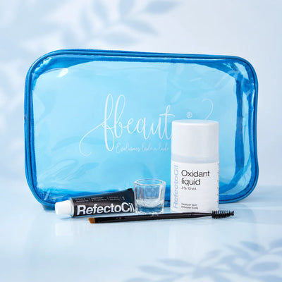 RefectoCil Kit RefectoCil Intermédio — kit completo em nécessaire; SKU 58124141 · 38124141 · 18124141 · 97124141 · 77124141 · 57124141