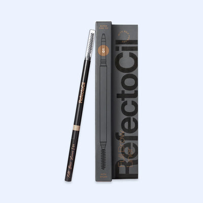 RefectoCil Lápis de Sobrancelhas 01 Castanho Claro — lápis e embalagem na cor 01 Castanho Claro; SKU 38260759