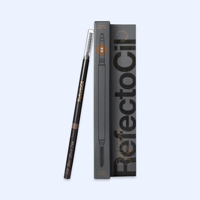 RefectoCil Lápis de Sobrancelhas 02 Castanho Médio — lápis e embalagem na cor 02 Castanho Médio; SKU 18260759