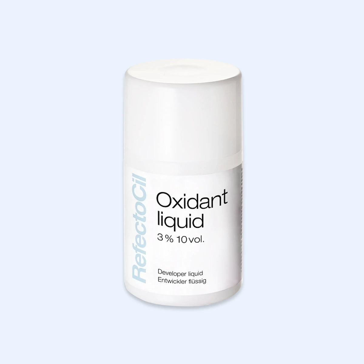 RefectoCil Oxidante Líquido 3% 10 vol. — frasco em vista principal; SKU PROD.33
