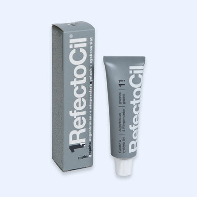 RefectoCil Tinta Nº 1,1 Graphite — tubo e caixa na cor Graphite; SKU PROD.2