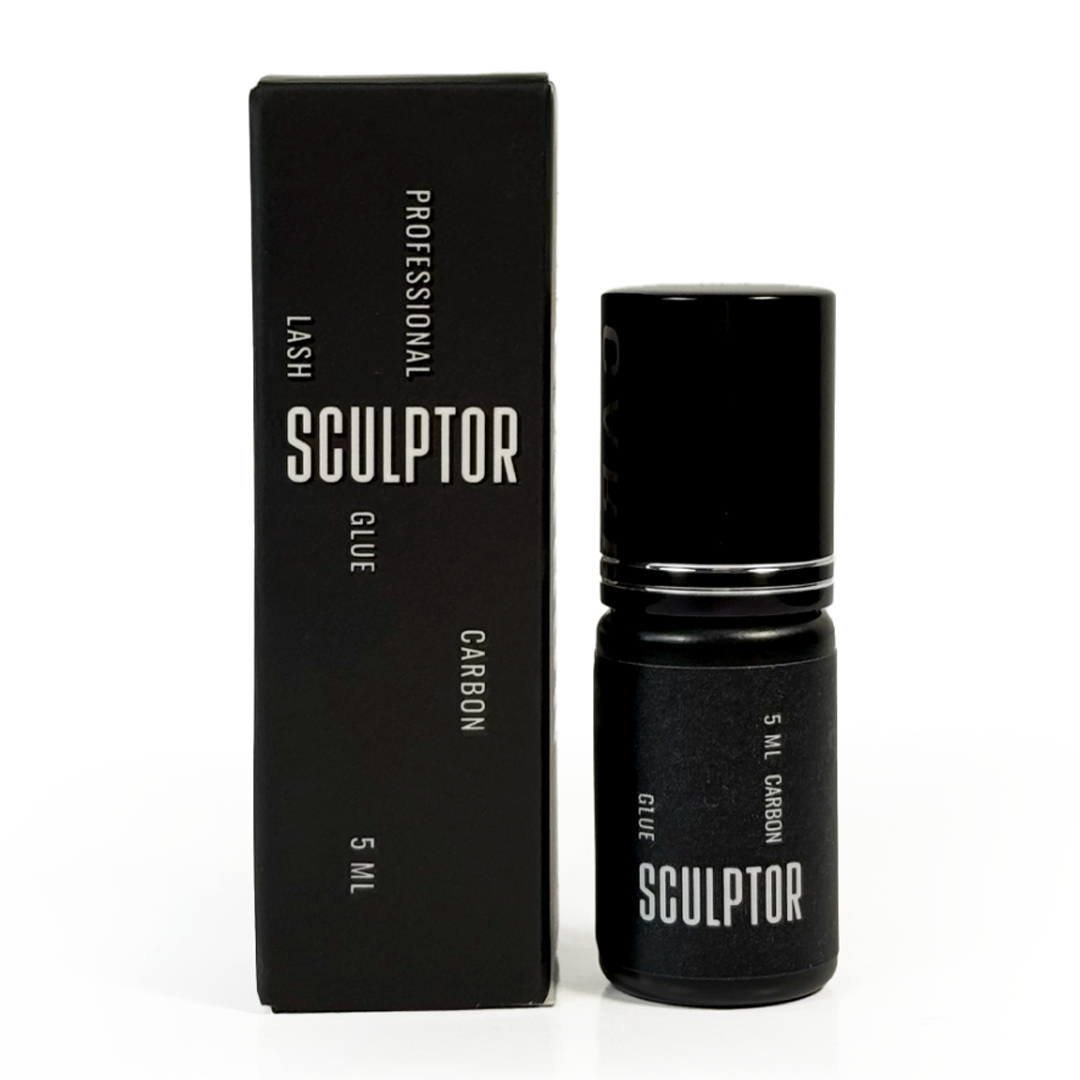 Cola Carbon Sculptor de 5 ml apresentada com a respetiva caixa