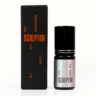 Cola Fusion Sculptor de 5 ml apresentada com a respetiva caixa