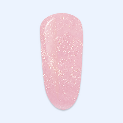 Elastic Base Purple - Shimmer Pink