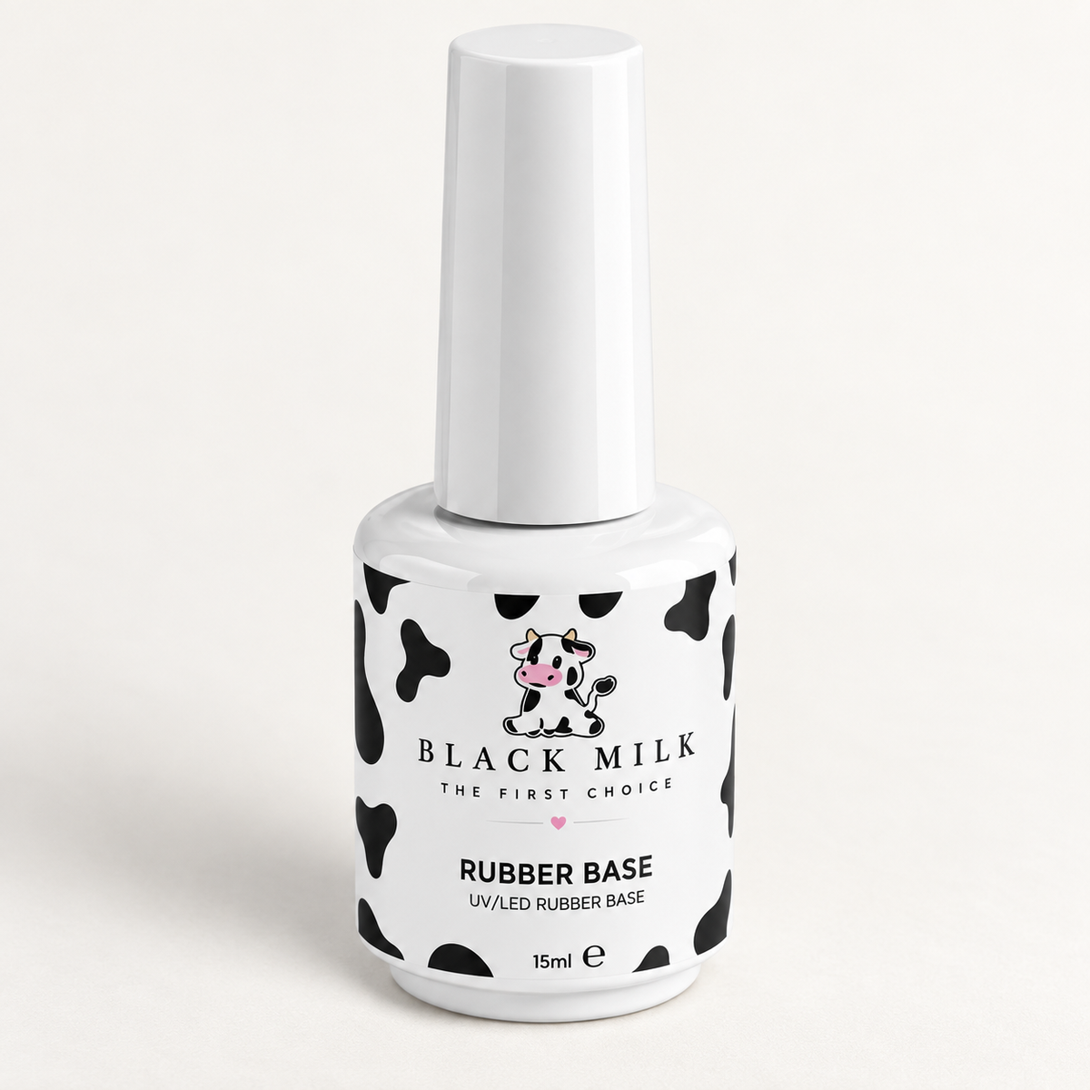 Rubber Base Clear Black Milk, detalhe do produto