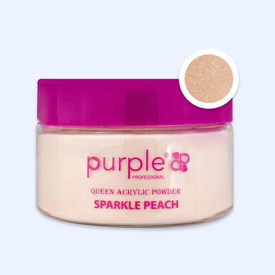 Queen Acrylic Powder Sparkle Peach 50g