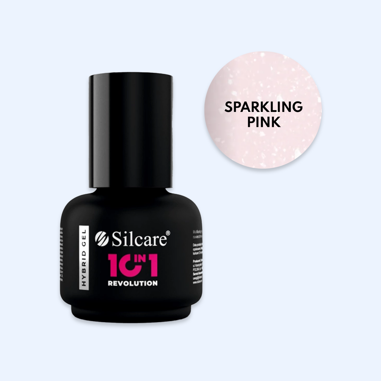 Base Elástica 10in1 Revolution Silcare - Sparkling Pink