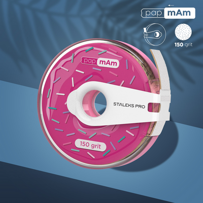 Donut + Lixa Descartável papmAm Staleks EXPERT 20 Staleks — vista adicional do produto; SKU ATC-100W / ATC-150W / ATC-180W / ATC-240W