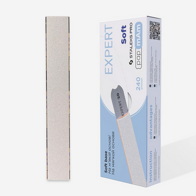 Lixa Descartável papmAm Staleks Soft (espuma macia) EXPERT 20 Staleks — variante ou detalhe 8 do produto; SKU DFCE-20-100/25W / DFCE-20-150/25W / DFCE-20-180/25W / DFCE-20-240/25W