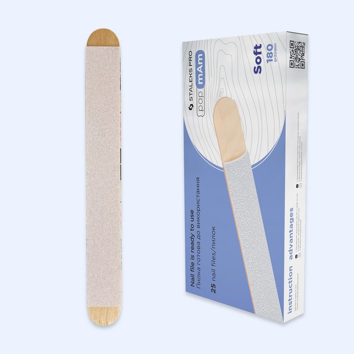 Conjunto Lixa + Base Descartável papmAm Staleks Soft (espuma macia) EXPERT 20 Staleks — vista adicional do produto; SKU DWCE-20-100/25W / DWCE-20-150/25W / DWCE-20-240/25W