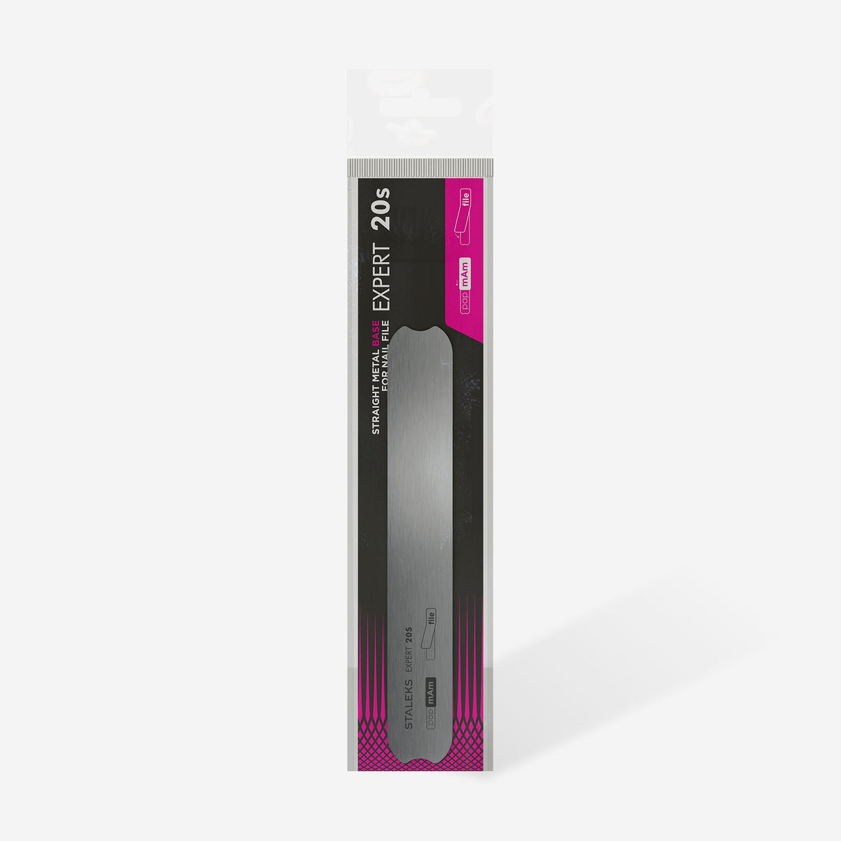 Base de Metal Staleks EXPERT 20s (130mm) Staleks — embalagem ou vista oficial complementar; SKU MBE-20S