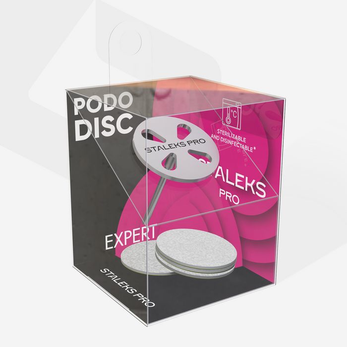 Kit Pedicure PODODISC M EXPERT 20 mm Staleks — vista complementar do produto; SKU PDset-20