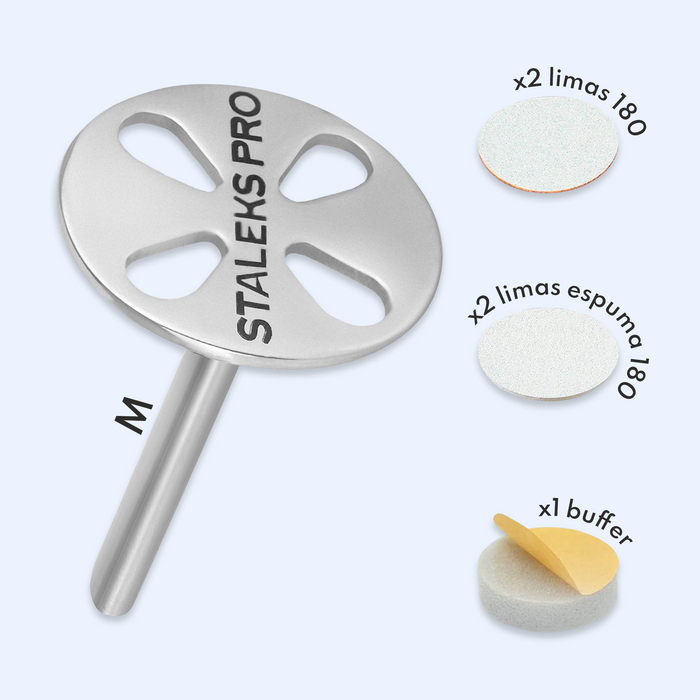 Kit Pedicure PODODISC M EXPERT 20 mm Staleks — vista principal do produto; SKU PDset-20