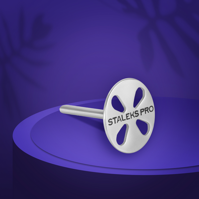 Kit Pedicure PODODISC L EXPERT 25 mm Staleks — detalhe técnico do produto; SKU PDset-25