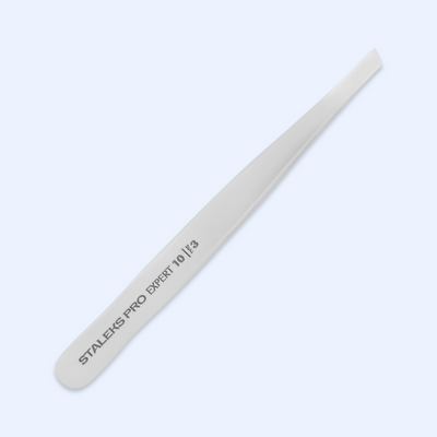 Pinça para Sobrancelhas EXPERT 10 TYPE 3 Staleks — vista principal do produto; SKU TE-10/3