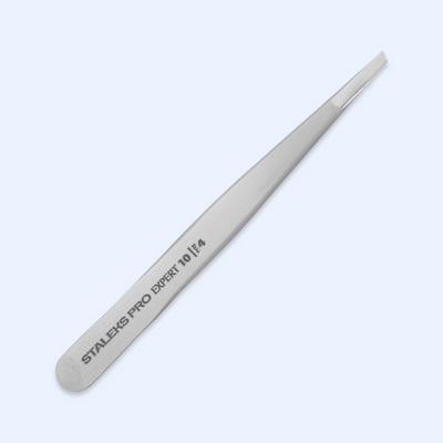 Pinça para Sobrancelhas EXPERT 10 TYPE 4 Staleks — vista principal do produto; SKU TE-10/4