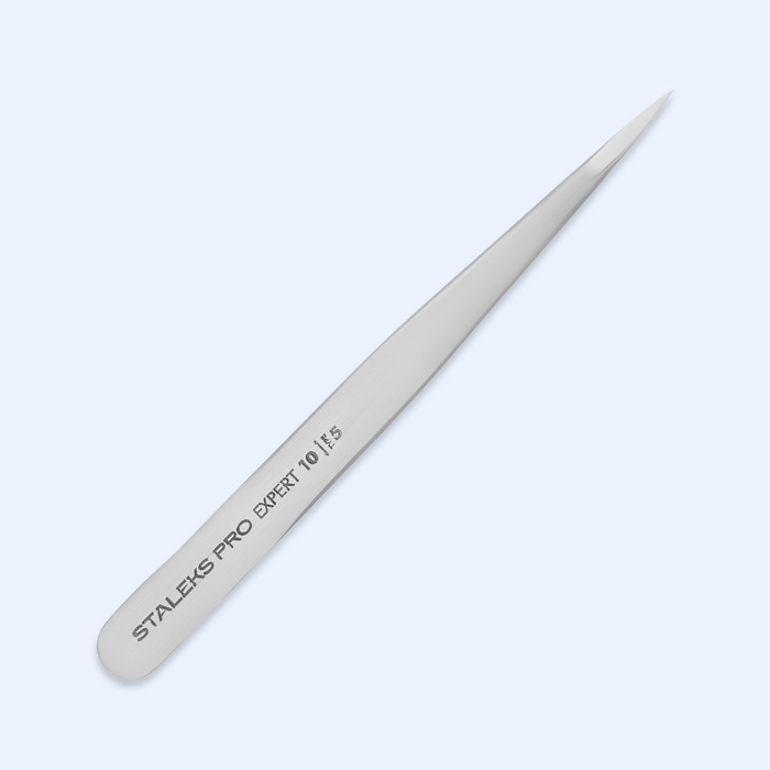 Pinça para Sobrancelhas EXPERT 10 TYPE 5 Staleks — vista principal do produto; SKU TE-10/5