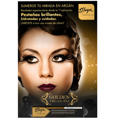Expositor profissional Thuya para Creme Regenerador de Pestanas