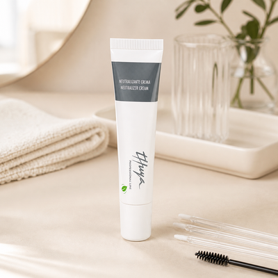 Neutralizante em Creme Thuya em ambiente profissional