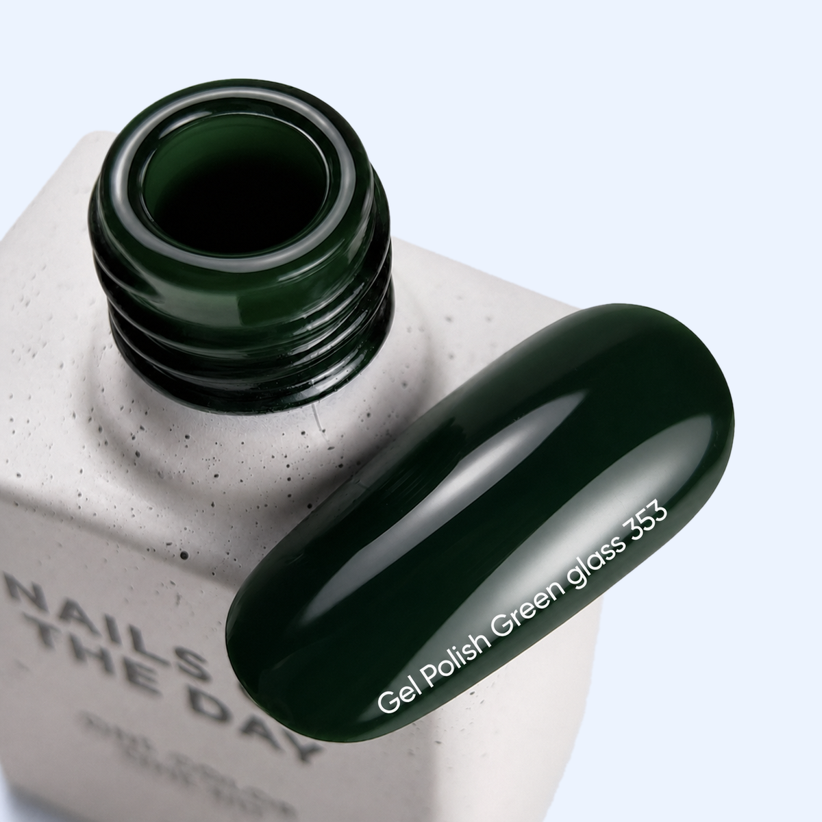Verniz Gel Green glass 353 - NailsOfTheDay
