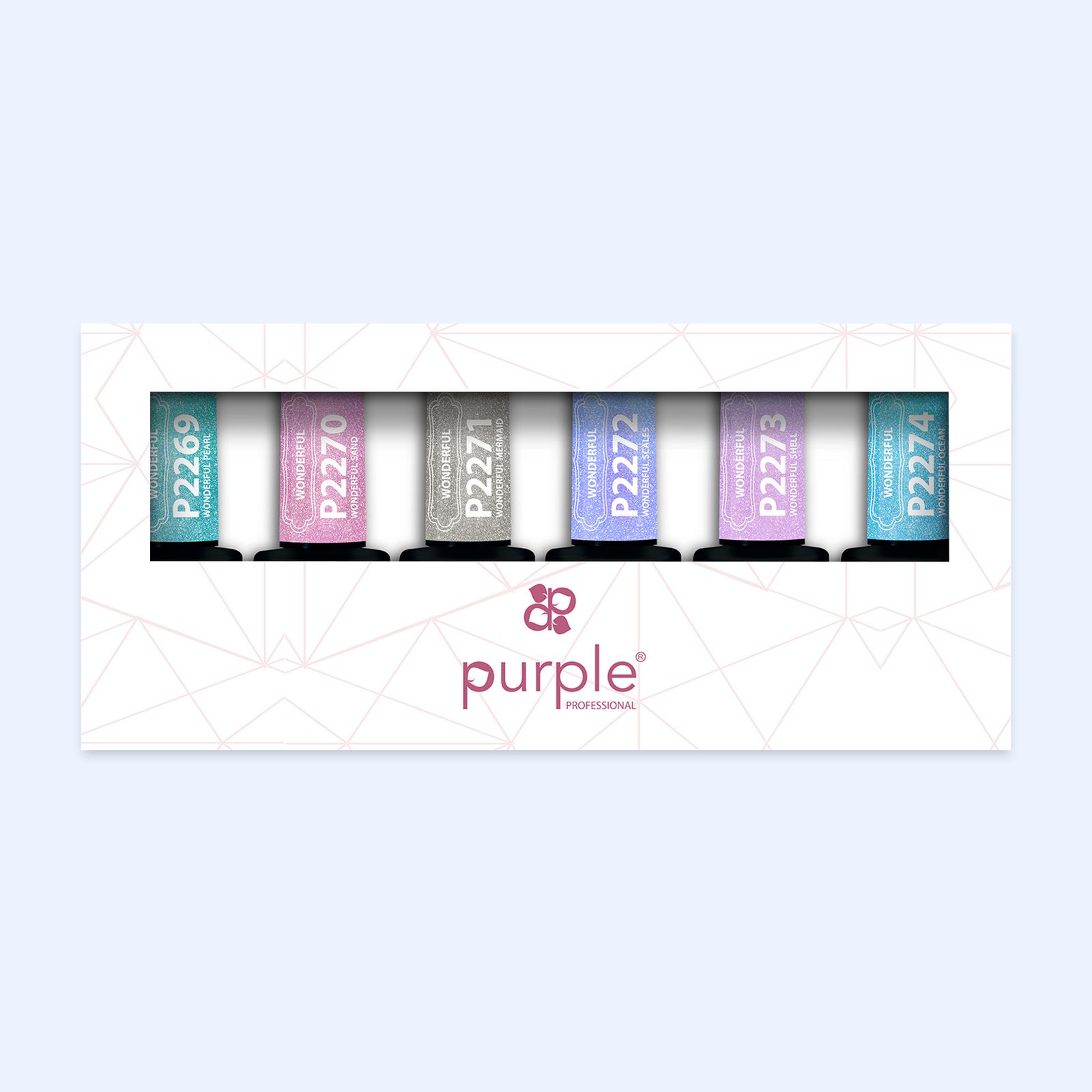 Verniz Gel Purple - Caixa Coleção Wonderful 6uni.